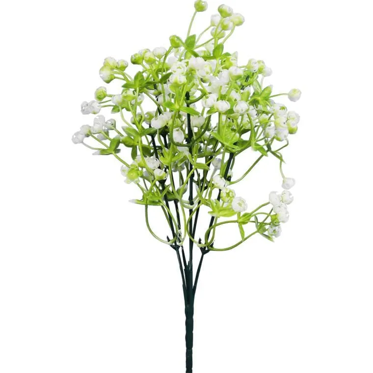 Bukiet 5 Gałązek Gipsówki 32 cm Kolor - Biały