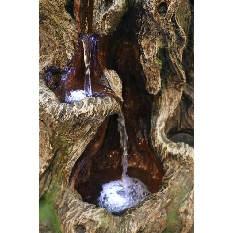 Podświetlana Fontanna Dekoracyjna Stylizowana Na Kamień 37x30x60 cm