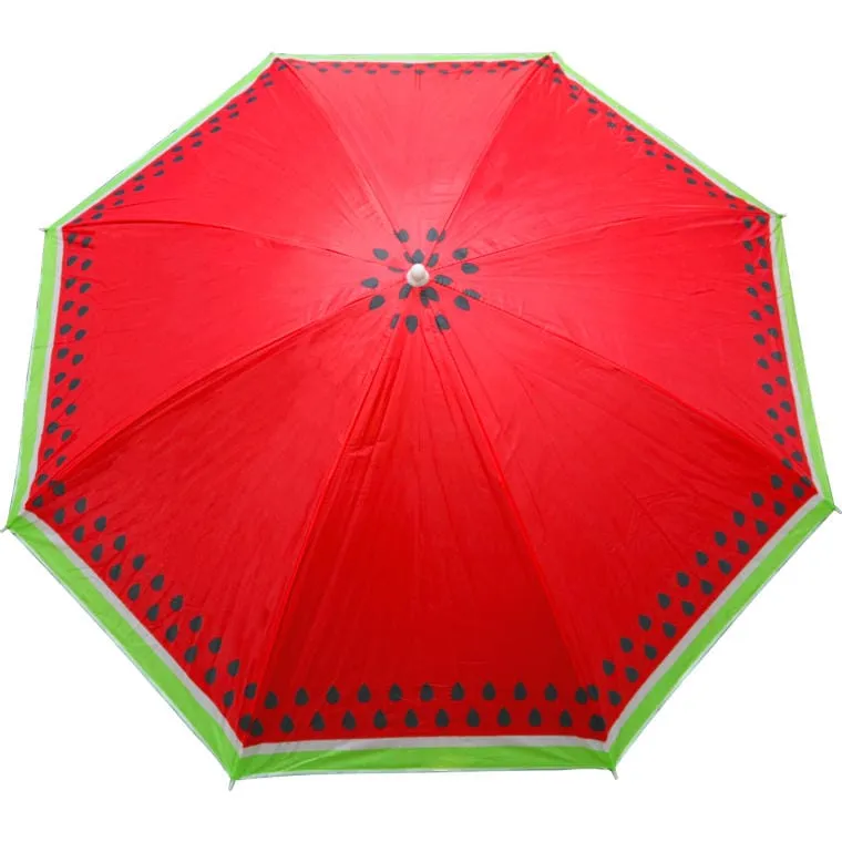 Rozkładany Parasol Plażowy Arbuza 180 cm Z Regulowaną Wysokością