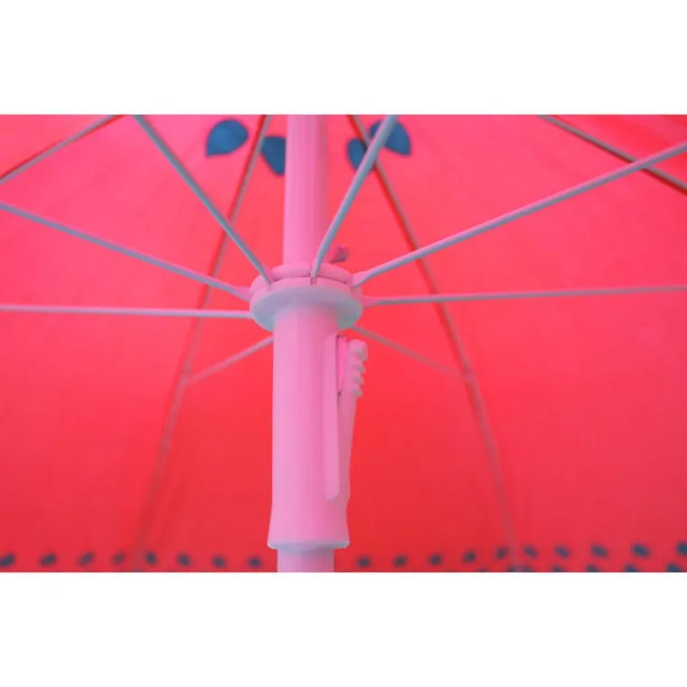 Rozkładany Parasol Plażowy Arbuza 180 cm Z Regulowaną Wysokością