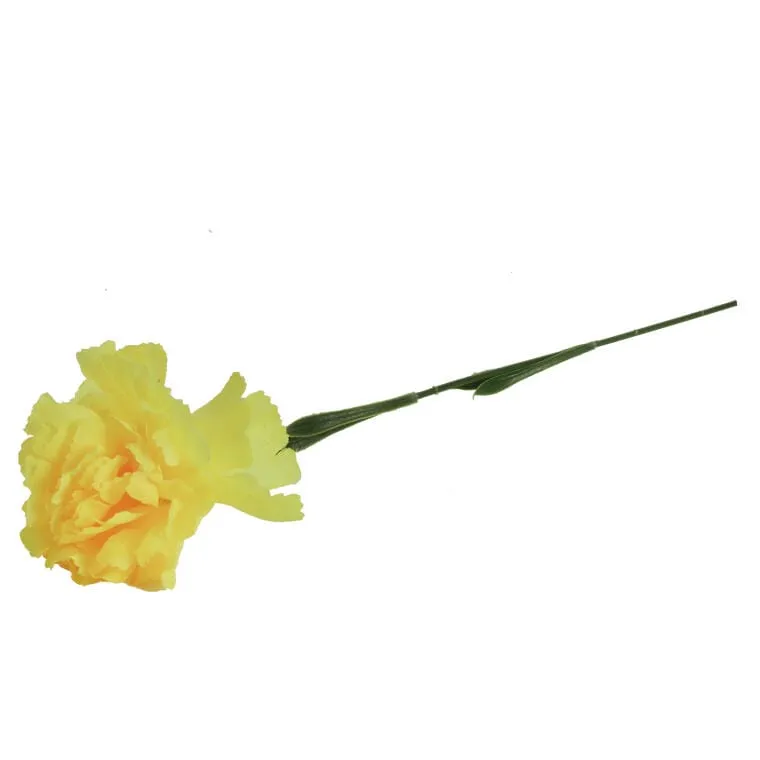 Goździk Pojedynka W Kolorze Żółtym 46 cm