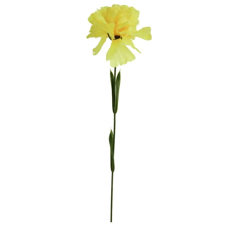 Goździk Pojedynka W Kolorze Żółtym 46 cm