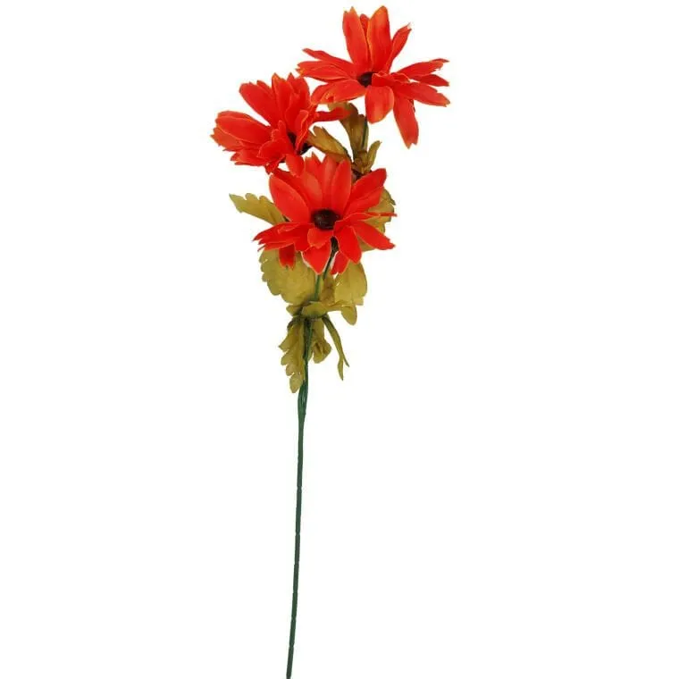 Gałązka Margaretek W Jesiennych Odcieniach 60 cm