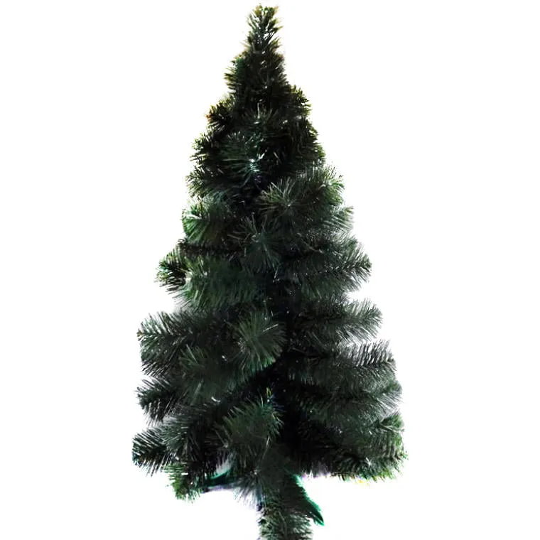 Choinka Sztuczna Premium Marki, Wyprodukowana W Polsce, 90 cm Wysokości - Zielono-Srebrna