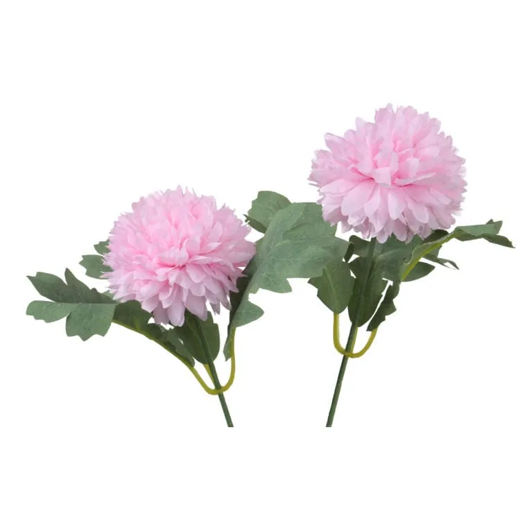 Sztuczna Gałązka Podwójnego Czosnku W Kolorze Różowym 57cm