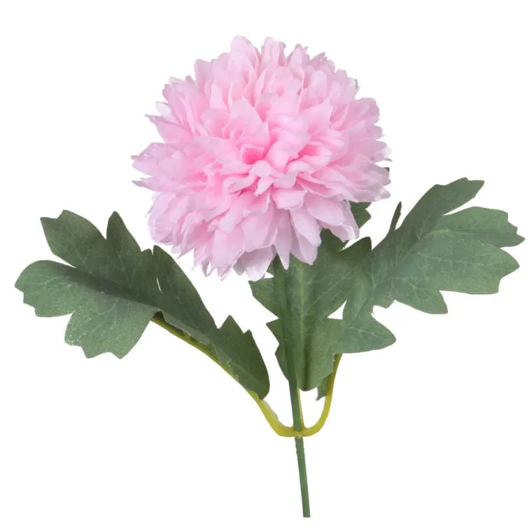 Sztuczna Gałązka Podwójnego Czosnku W Kolorze Różowym 57cm