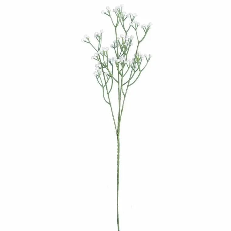 Gałązka Gipsówki 62 cm Kolor - Biały