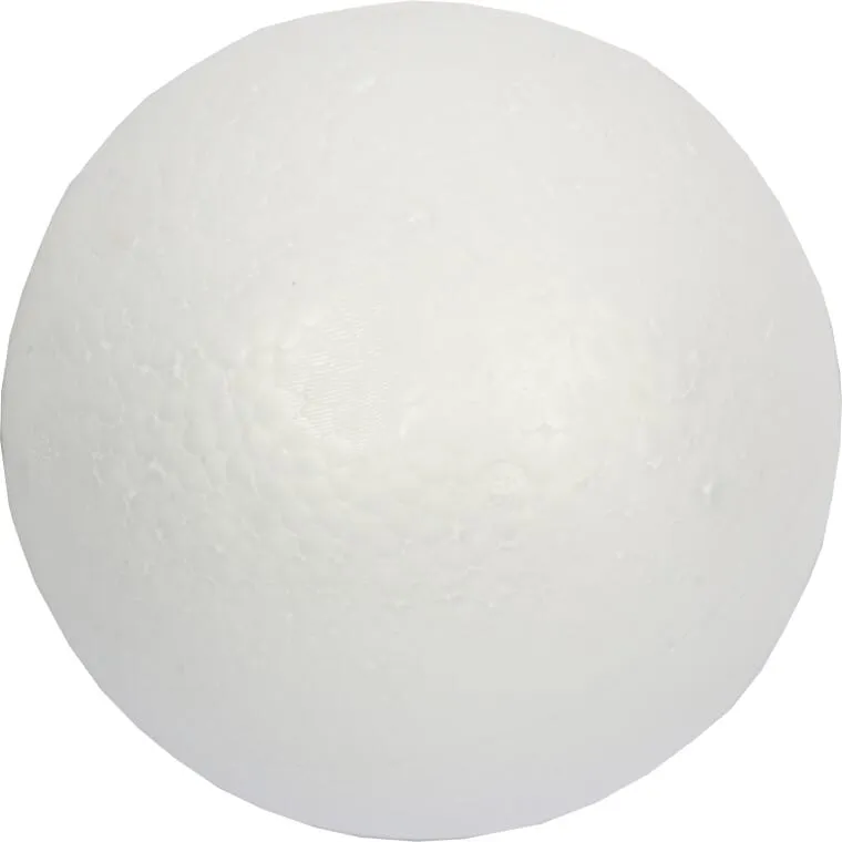 Bombka Styropianowa Do Dekoracji 15 cm - Biała