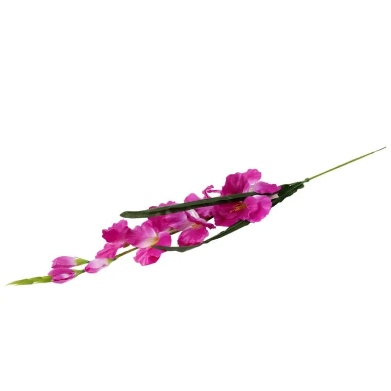Gałązka Gladioli Kolor Biało Fioletowy