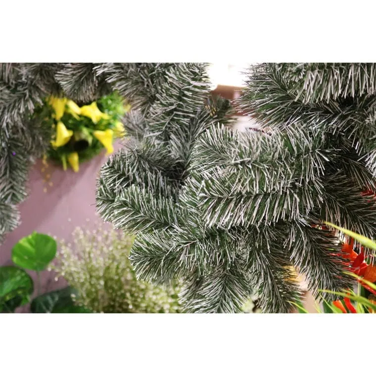 Girlanda Świerkowa Biało Zielona GLM10 270 cm