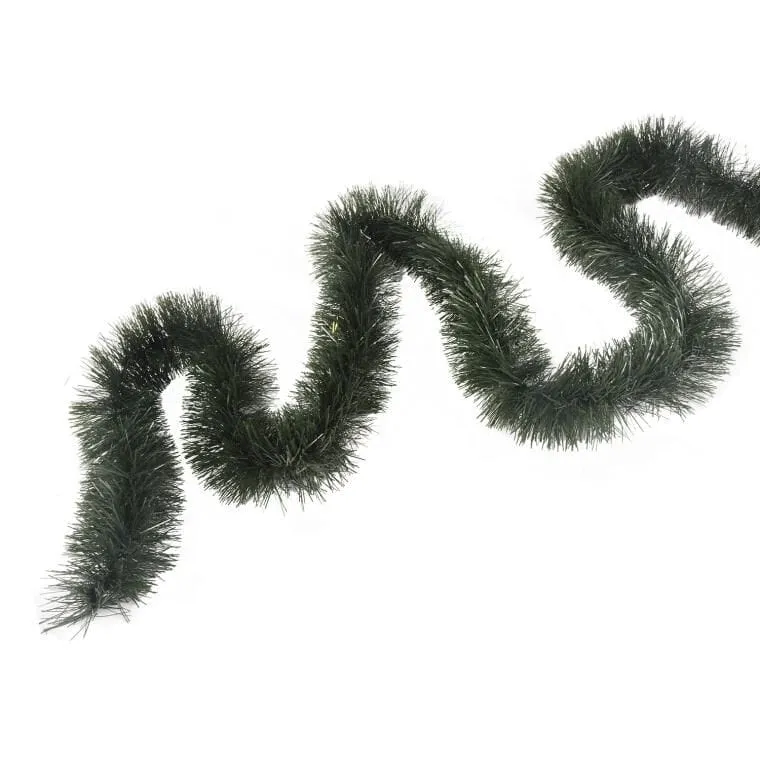 Zielony Łańcuch Choinkowy, Średnica 10 cm, Długość 2,8 m, Ciemno Zielony, Polski