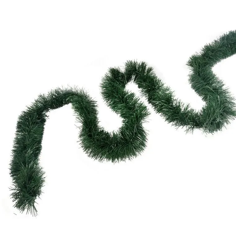 Łańcuch Choinkowy, Średnica 10 cm, Długość 2,8 m, Produkt Polski - Zielony