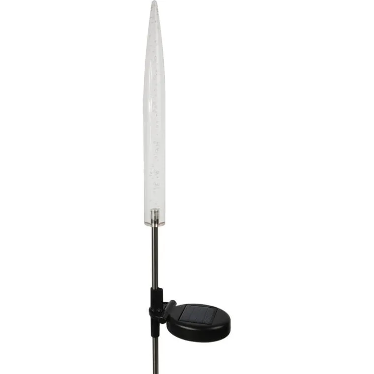 Zestaw 2X Lampa Ogrodowa LED Solarna 24.5 cm Wbijana