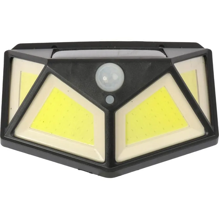 Energooszczędna Lampa Solarna 2000 Lumen Z Czujnikiem Ruchu I Zmierzchu, Akumulator 1200mAh