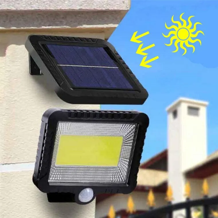 Lampa Solarna Z Czujnikiem Ruchu I Zmierzchu