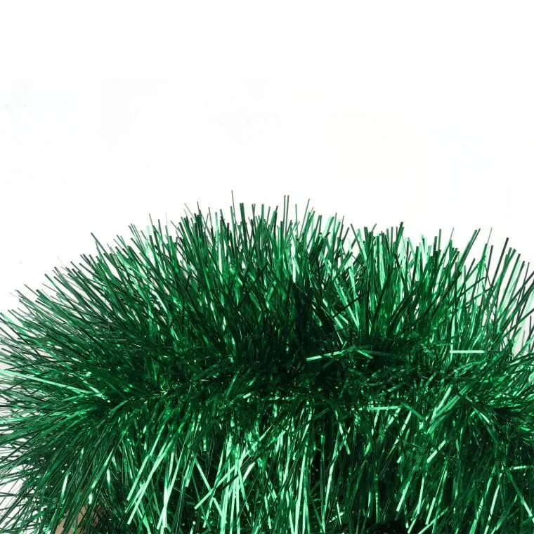 Łańcuch Choinkowy Premium 10cm 3m Z Folii Metalizowanej - Zielony