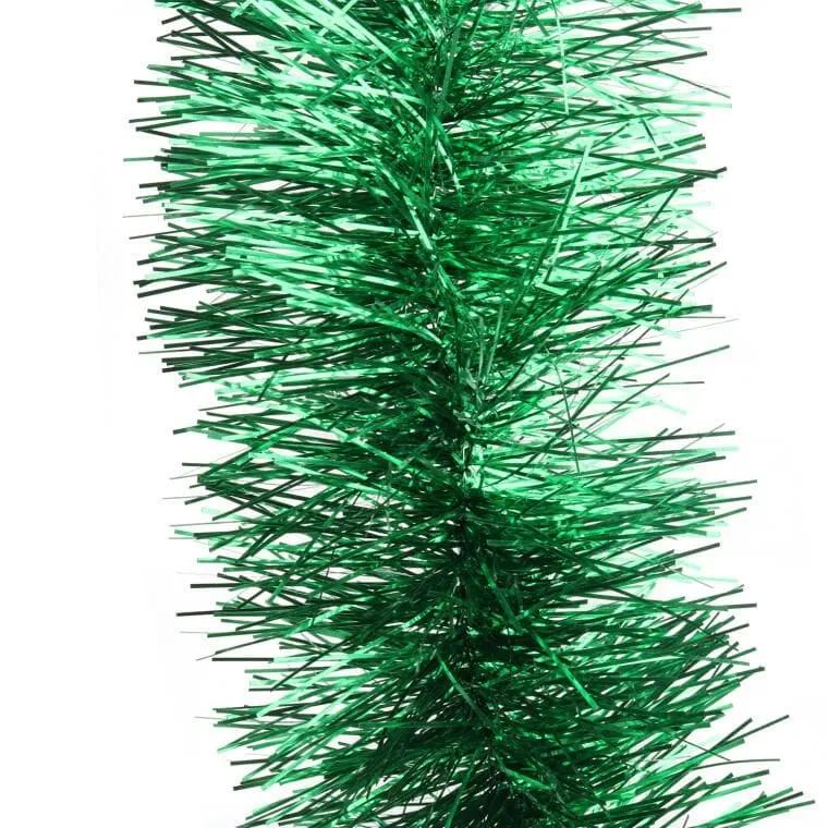 Łańcuch Choinkowy Premium 10cm 3m Z Folii Metalizowanej - Zielony