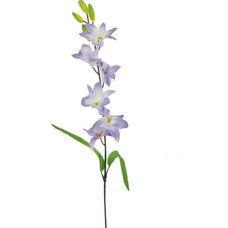 Storczyk Kwiat Sztuczny Jasno 65cm - Fioletowy
