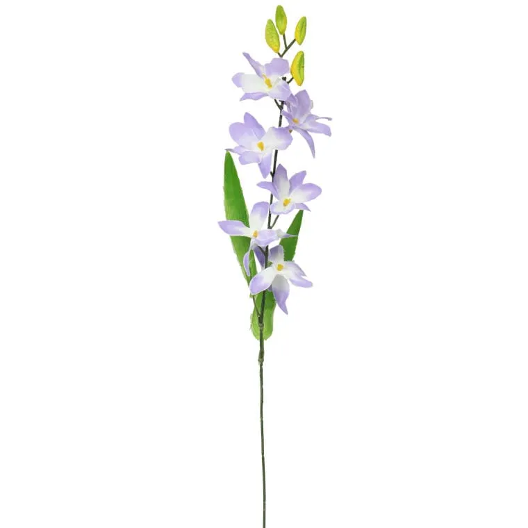 Gałązka Sztucznego Storczyka Fioletowego O Długości 60cm