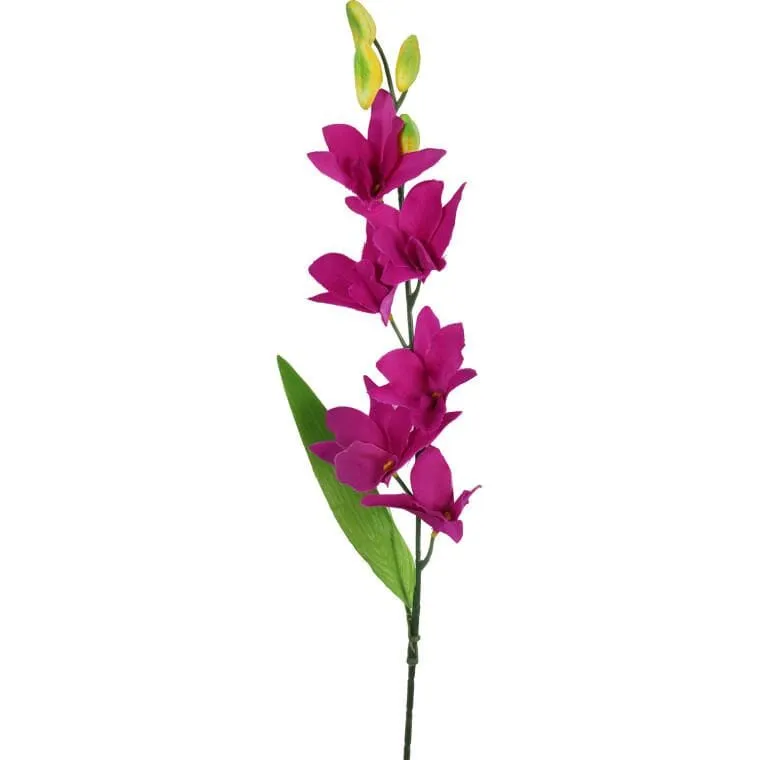 Storczyk Kwiat Sztuczny 65cm - Fioletowy
