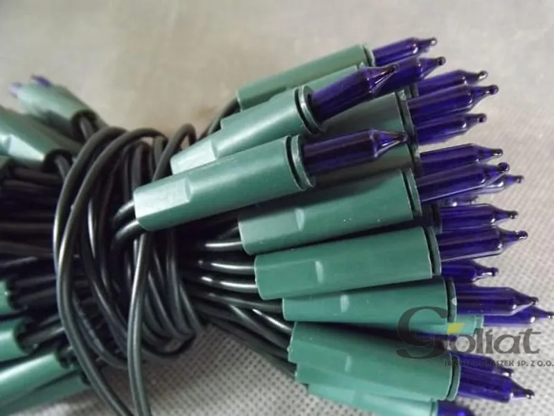 Lampki Choinkowe 100l Niebieskie
