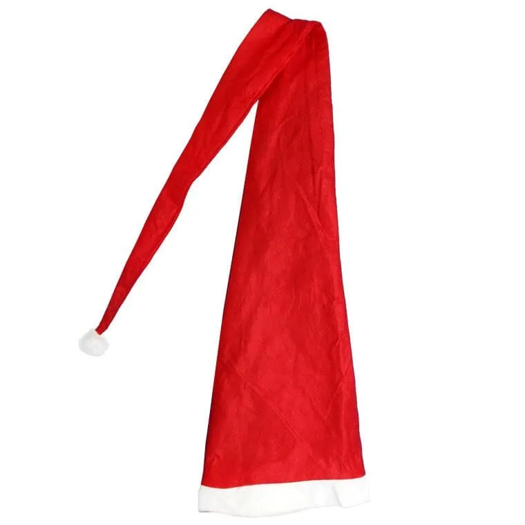 Czapka Świętego Mikołaja Super Długa 150 cm Z Filcu