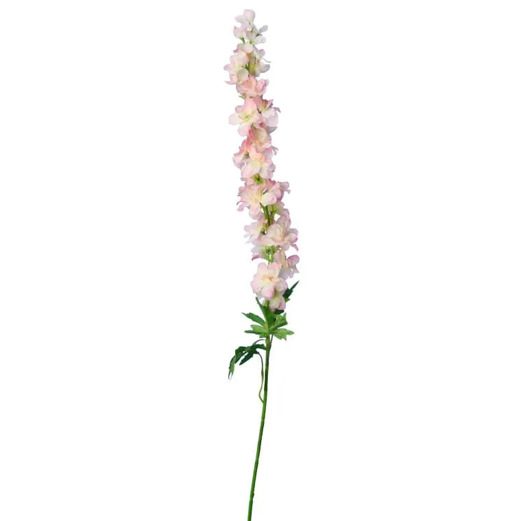 Sztuczna Gałązka Ostróżki Długiej Jasno Różowej - 78 cm