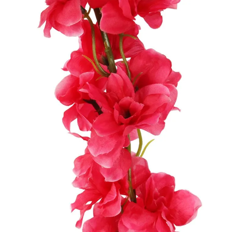 Sztuczna Gałązka Ostróżki W Kolorze Różowym - 78 cm