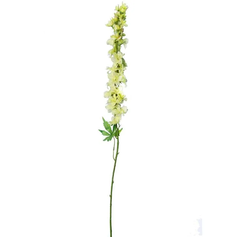Sztuczna Gałązka Ostróżki Długiej - Kolor Żółty, 78 cm