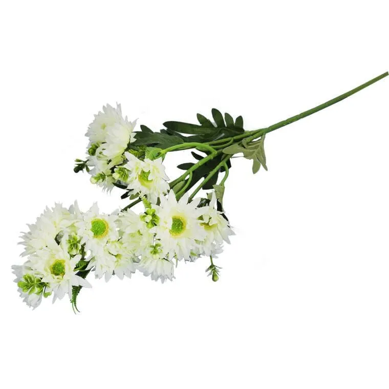 Margaretki Gałazka Wielokwiatowa 70 cm Kolor - Biały