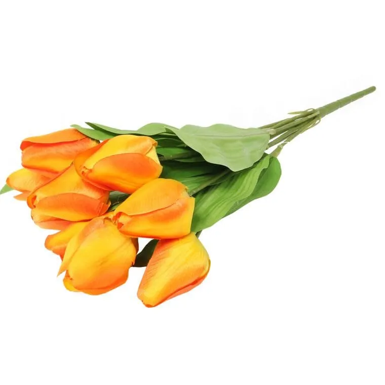 Bukiet 9 Tulipanów 44 cm Kolor - Pomarańczowy