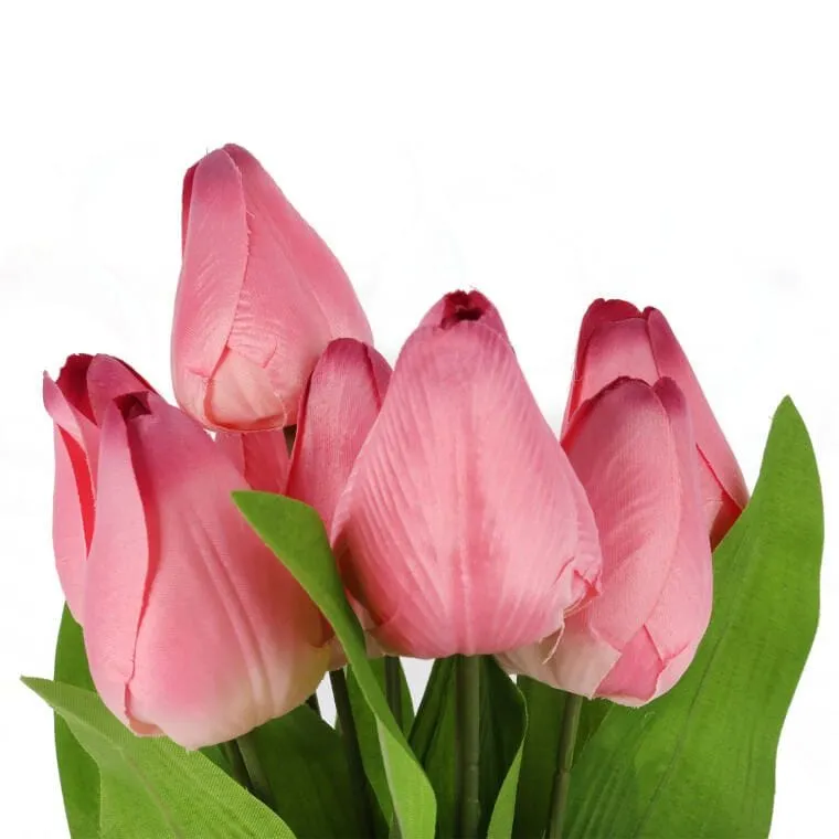 Bukiet 9 Tulipanów 44 cm Kolor - Różowy