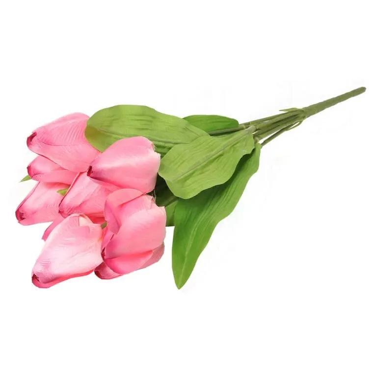 Bukiet 9 Tulipanów 44 cm Kolor - Różowy