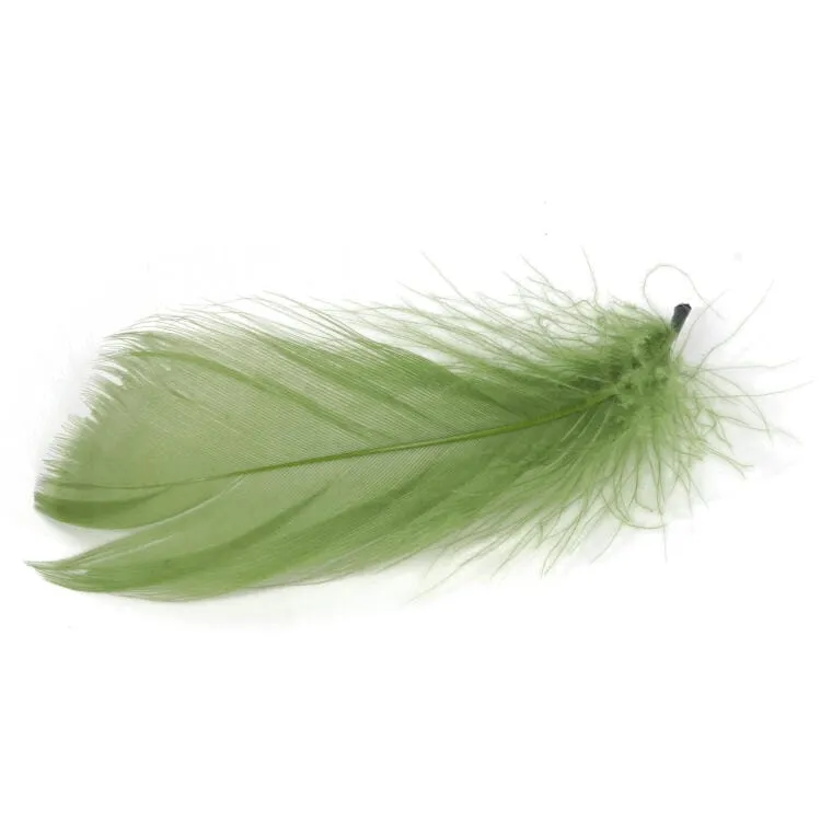 Piórka W Boksie PVC - Zielone
