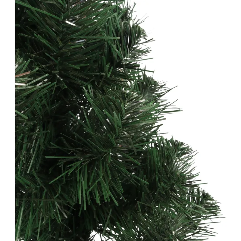 Choinka Sztuczna 45 cm, Polskiego Producenta, Gotowa Do Rozłożenia - ZIELONO-SREBRNA