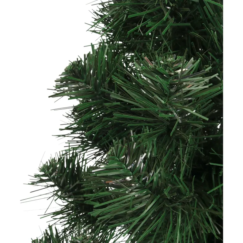Choinka Sztuczna 45 cm, Polskiego Producenta, Gotowa Do Rozłożenia - ZIELONO-SREBRNA