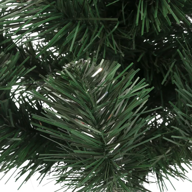 Choinka Sztuczna 45 cm, Polskiego Producenta, Gotowa Do Rozłożenia - ZIELONO-SREBRNA