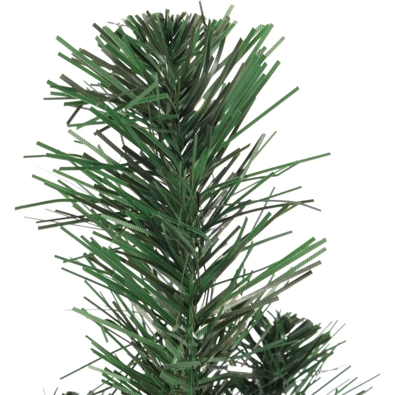 Choinka Sztuczna 45 cm, Polskiego Producenta, Gotowa Do Rozłożenia - ZIELONO-SREBRNA
