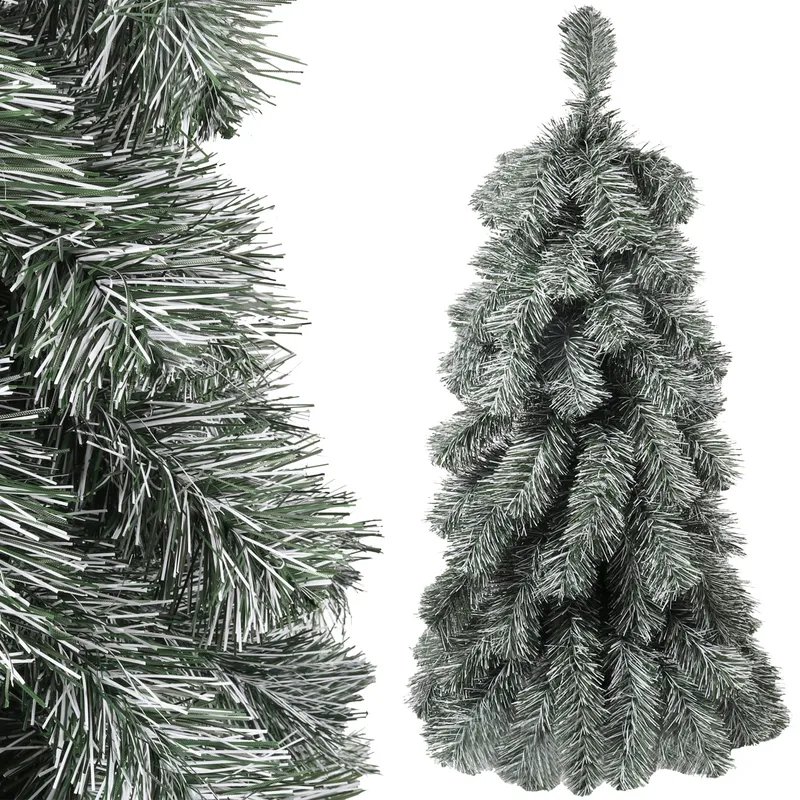 Choinka Sztuczna 'OLA' Wysokość 90 cm, Kolor Zielono-Biała, Wyprodukowana W Polsce