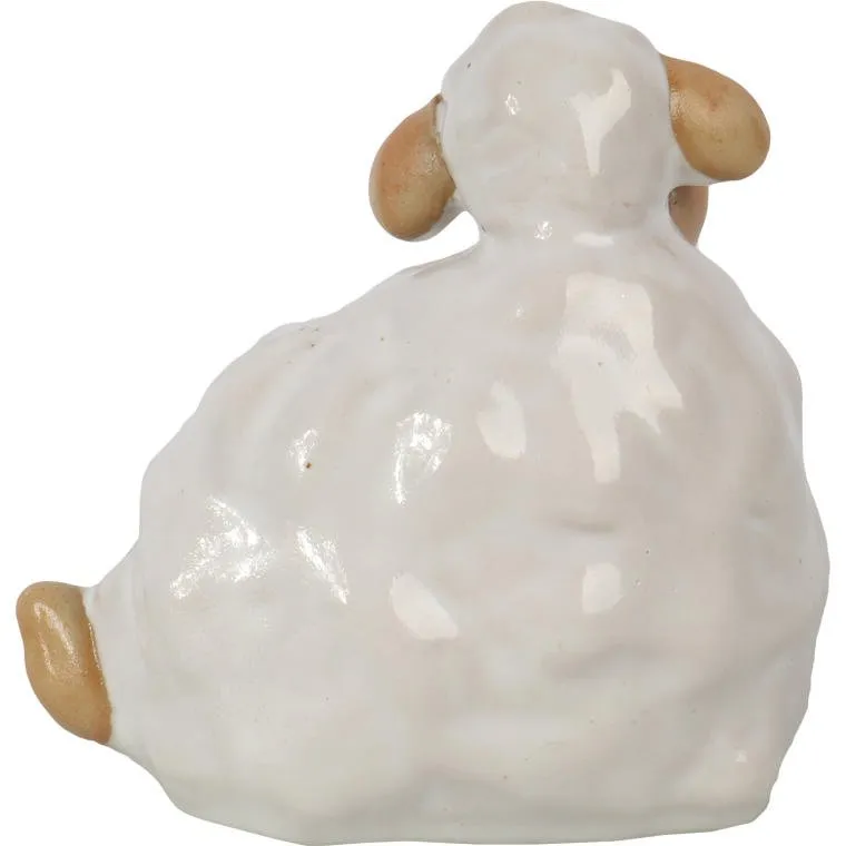 Elegancka Ceramiczna Figurka Wielkanocnego Baranka