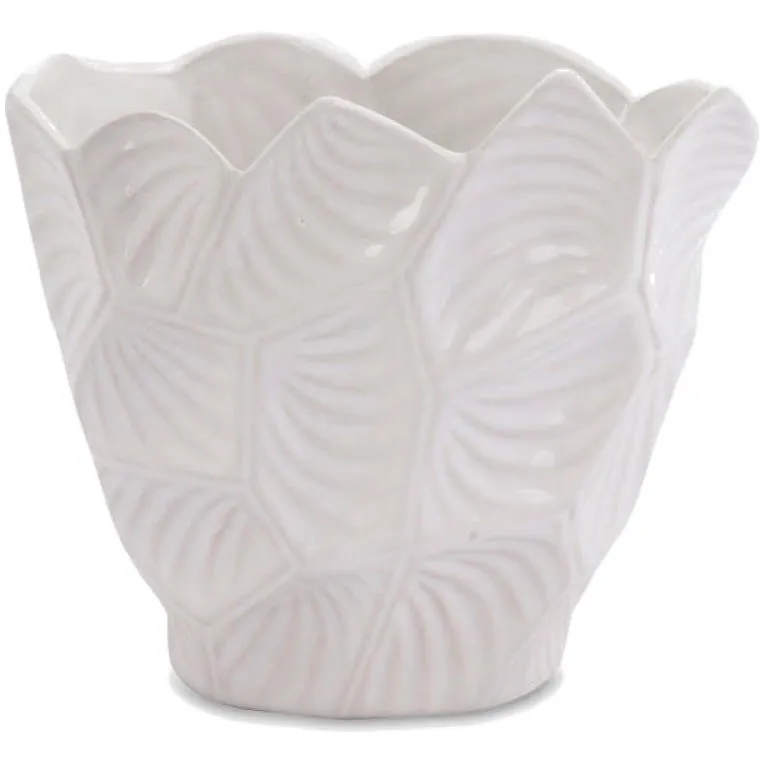 Wazon Ceramiczny Multifunkcyjny JJ Z Antypoślizgowymi Podkładkami - Biały