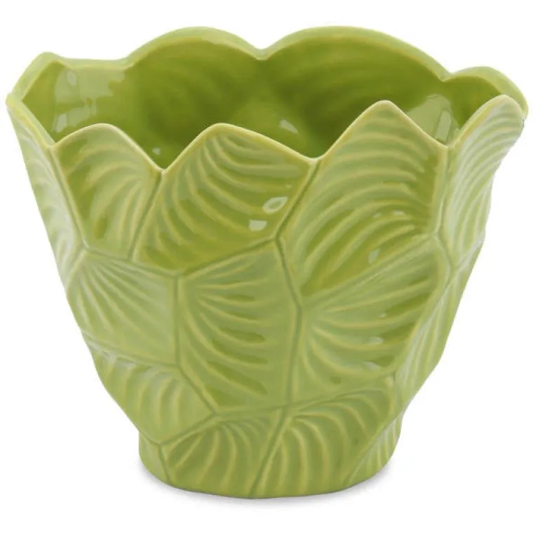 Wazon Ceramiczny JJ Multi-Funkcjonalny Z Antypoślizgowymi Podkładkami - Zielony