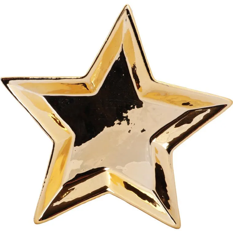 Talerzyk Gwiazda Ceramiczna Świecznik 12 cm G