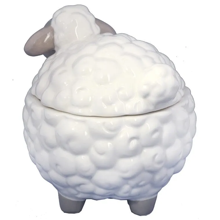 Owca Owieczka Wielkanocna Ceramiczny Pojemnik 19cm