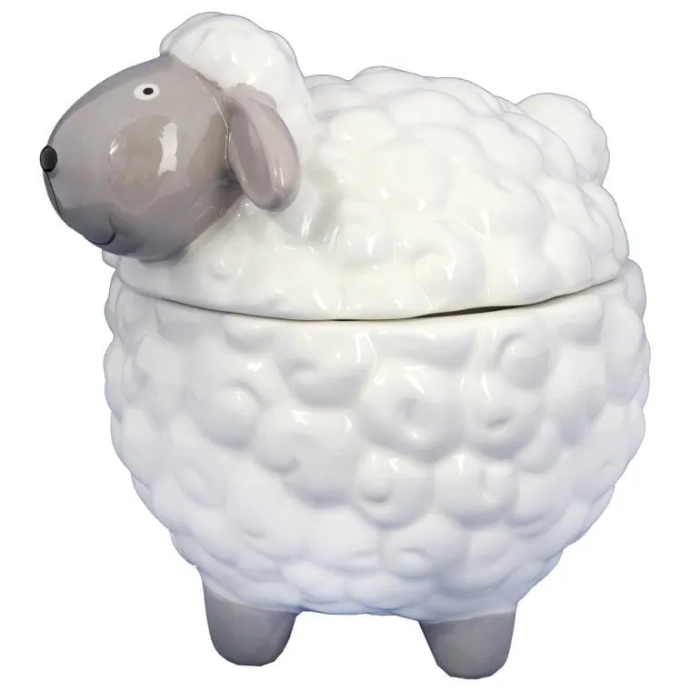 Owca Owieczka Wielkanocna Ceramiczny Pojemnik 19cm