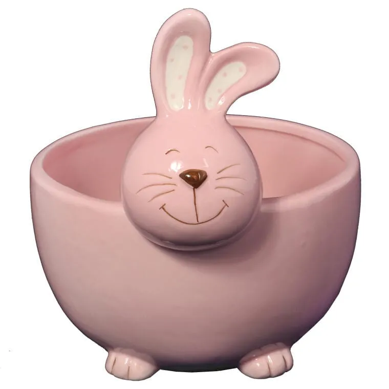 Zajączek Wielkanocny Ceramiczny Pojemnik 16,5cm