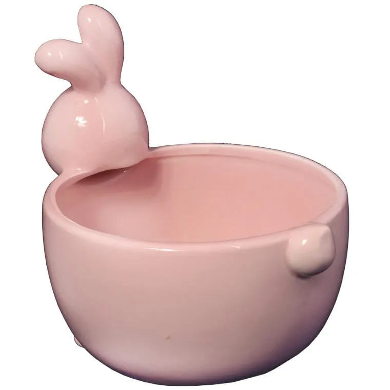 Zajączek Wielkanocny Ceramiczny Pojemnik 16,5cm
