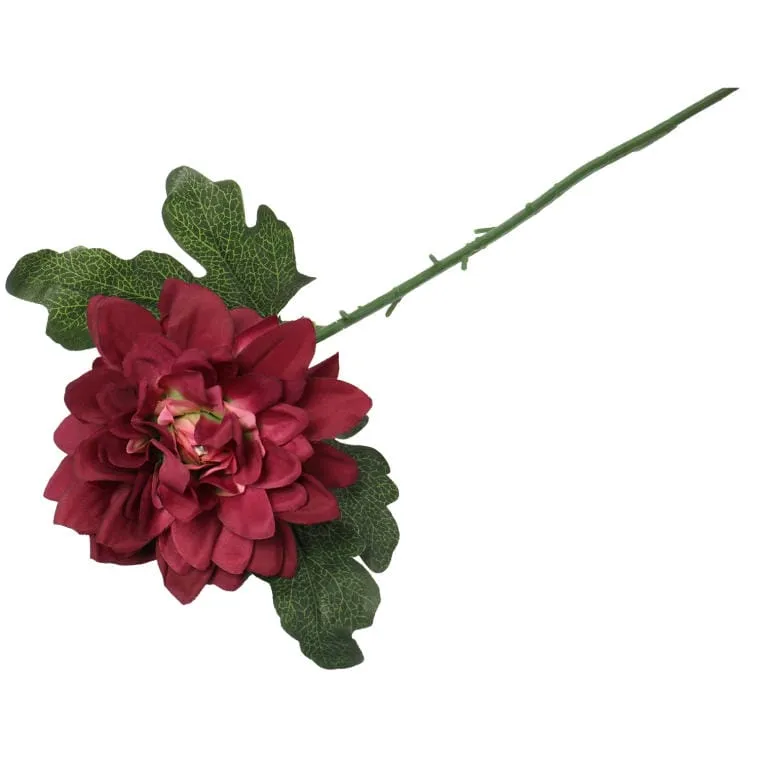 Cynia Bordowa Sztuczna - Kwiat Dekoracyjny 70 cm