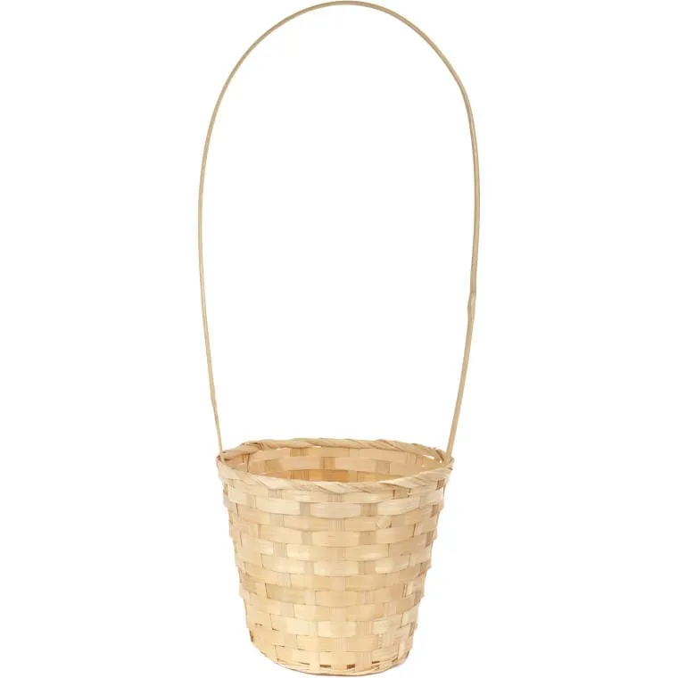 Koszyk Wielkanocny Naturalny Do Święconki FI19 cm WYS 55 cm