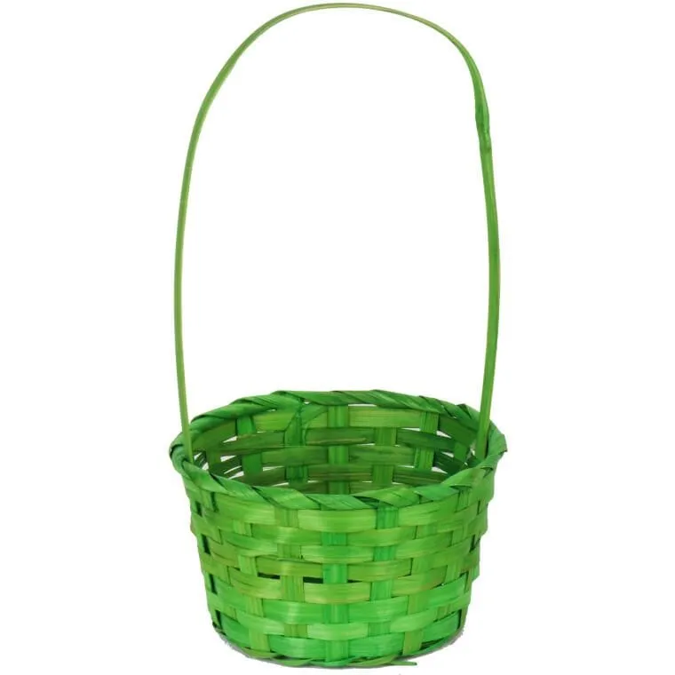 Koszyk Wielkanocny Do Święconki Fi 17 cm - Zielony
